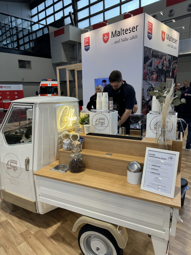 Piaggio Ape Baristaaufbau