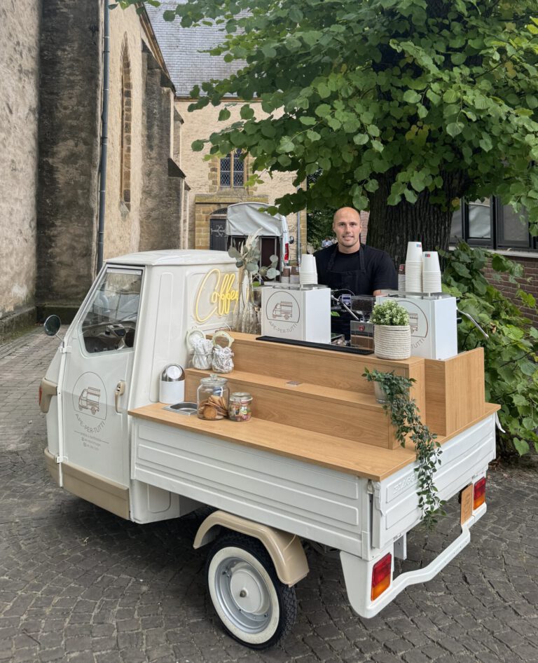 Piaggio Ape Baristaaufbau