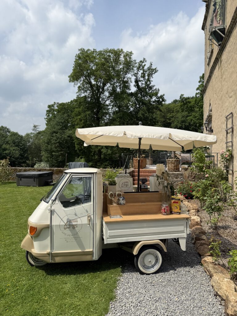 Piaggio Ape Baristaaufbau